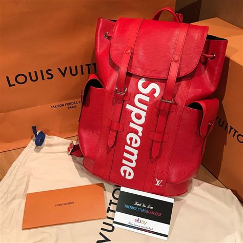 louis vuitton supreme purse|Louis Vuitton supreme backpack men.